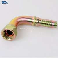 45 degree bsp Male Flat Seat hydraulic hose end fittings